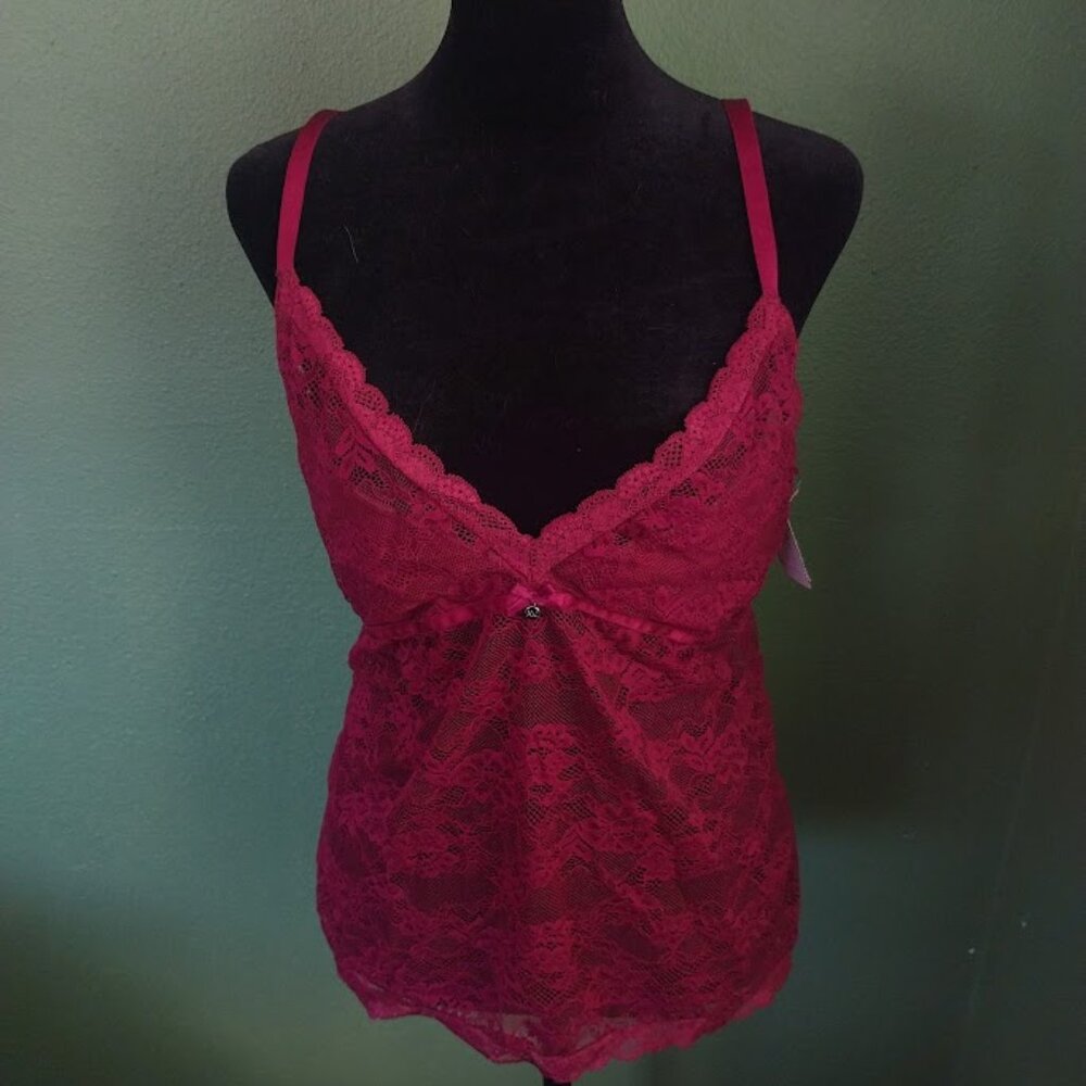 XL Dark Red Adore Me Lingerie Top